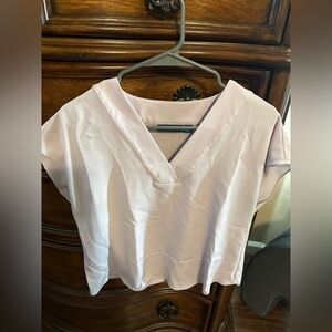 Apt. 9 Women's V-Neck Blouse - Light Pink